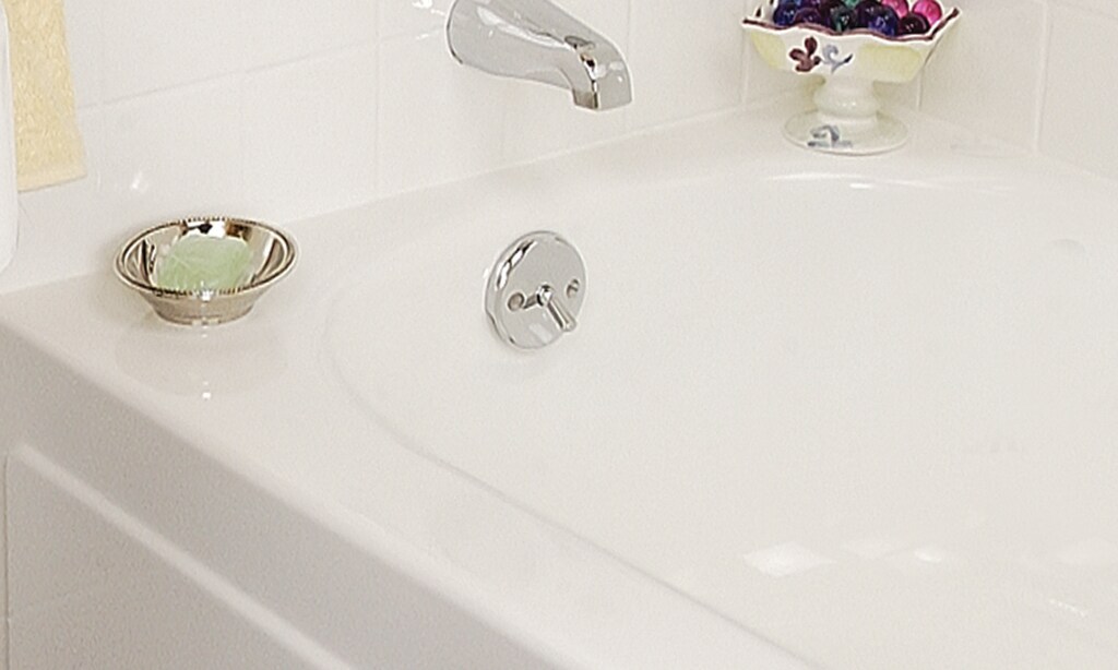 Product image for Miracle Method $45 off! a complete bathtub or tile refinishing job. 
