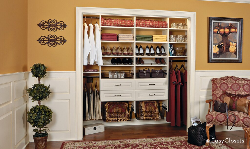 Product image for Contemporary Closets 20% OFF Any Organization Project Of $2500 Flooring Special 10% OFF minimum of 300 sq.ft.