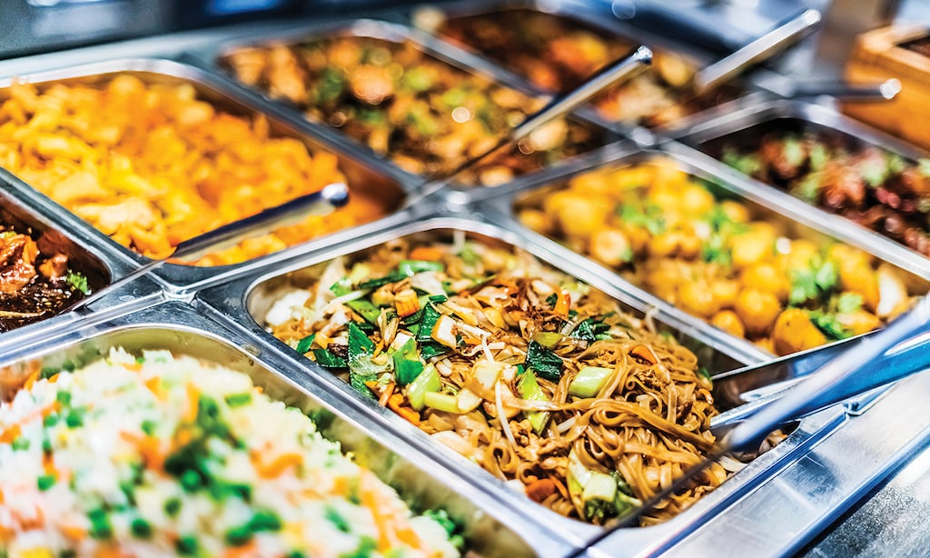 Product image for Great Plaza Buffet 50% off adult buffet. Buy one adult buffet with 2 drinks, get the second one 50% off · Mon-Fri only. 