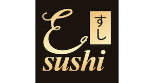 E Sushi logo