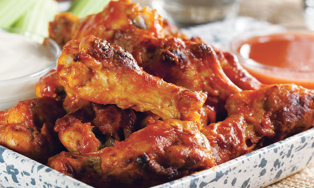 Product image for Cluck-U Chicken $5 OFF bucket of 30 wings LIMIT 1