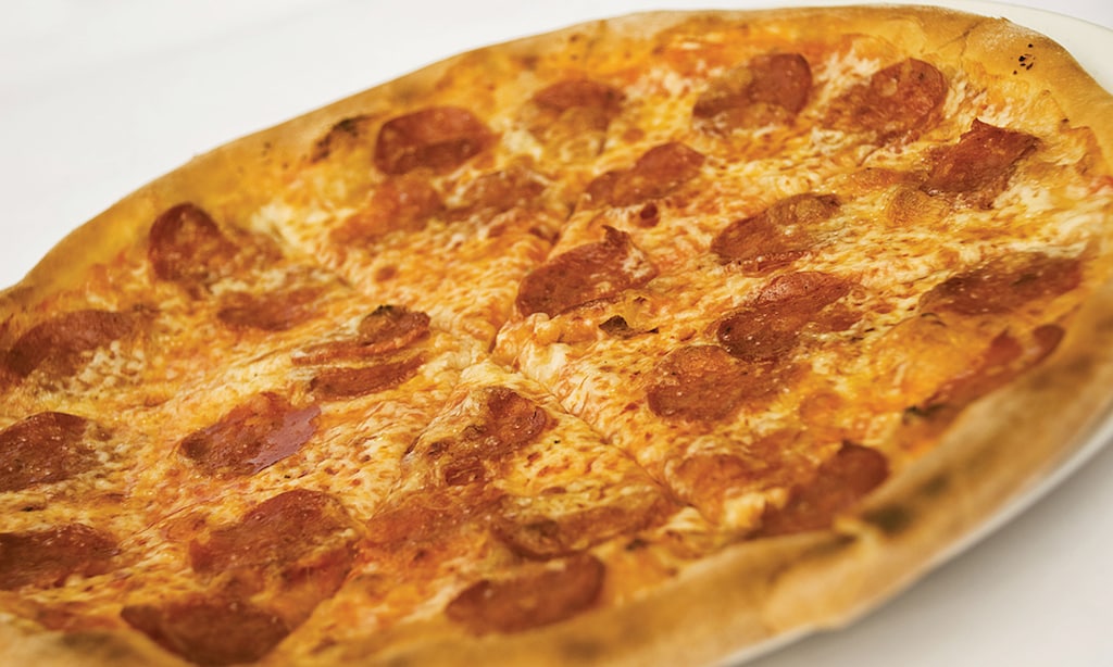 Product image for Macerola's Pizza Gram Plus only $14.99 + tax 12-cut pizza with 2 toppings