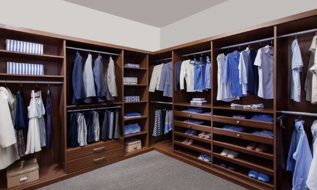 Product image for Closets by Design 40% off plus free installation plus take an extra 15% off
