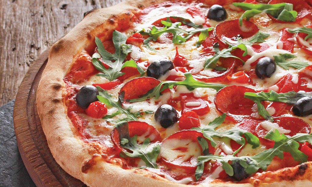 Product image for Pizzaman Restaurant $19.991 16" XL Pizza with 5-Toppings. 