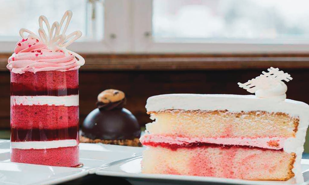 Product image for Muscoreil's Fine Desserts, Gourmet Cakes & Bistro $5 OFF any purchase of $25 or more one per customer, per visit