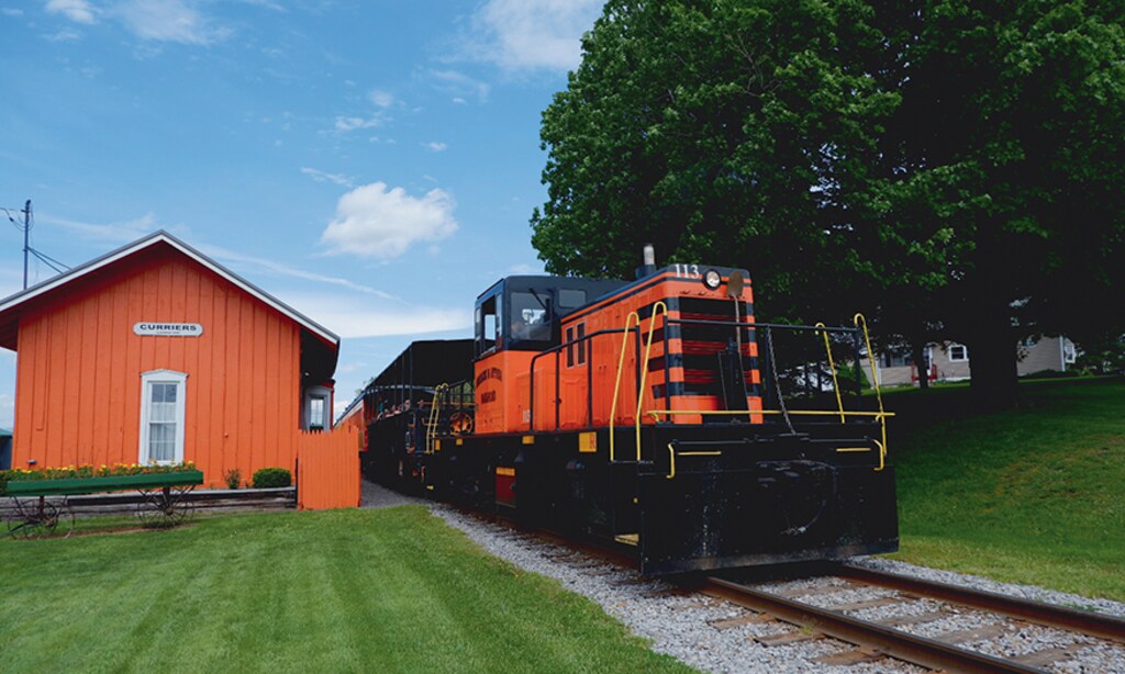 Product image for Arcade & Attica Railroad Corporation FREE train ride, buy one regularly priced Diesel Train ride & get a second of equal or lesser value free.