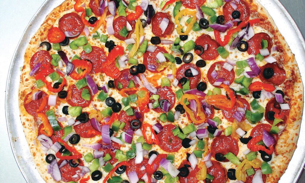 Product image for Big Al's Pizza-Corona $5 OFF XL 1 Topping Pizza Takeout Special Only.