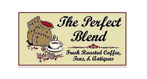 The Perfect Blend & Antiques logo
