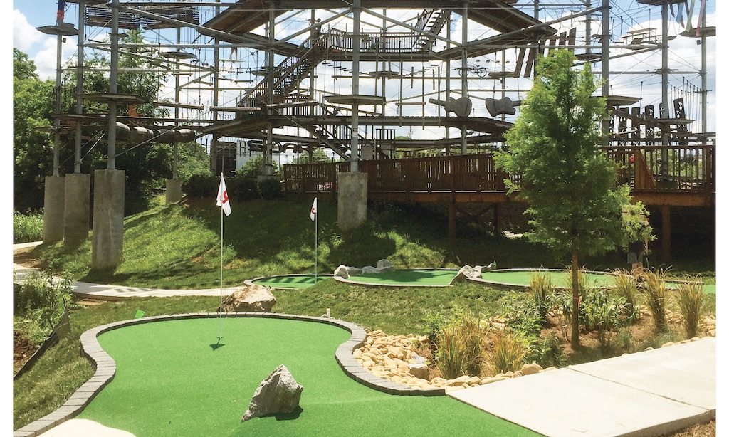 Product image for Soar Adventure Tower $10 For A Round Of Miniature Golf For 2 (Reg. $20)