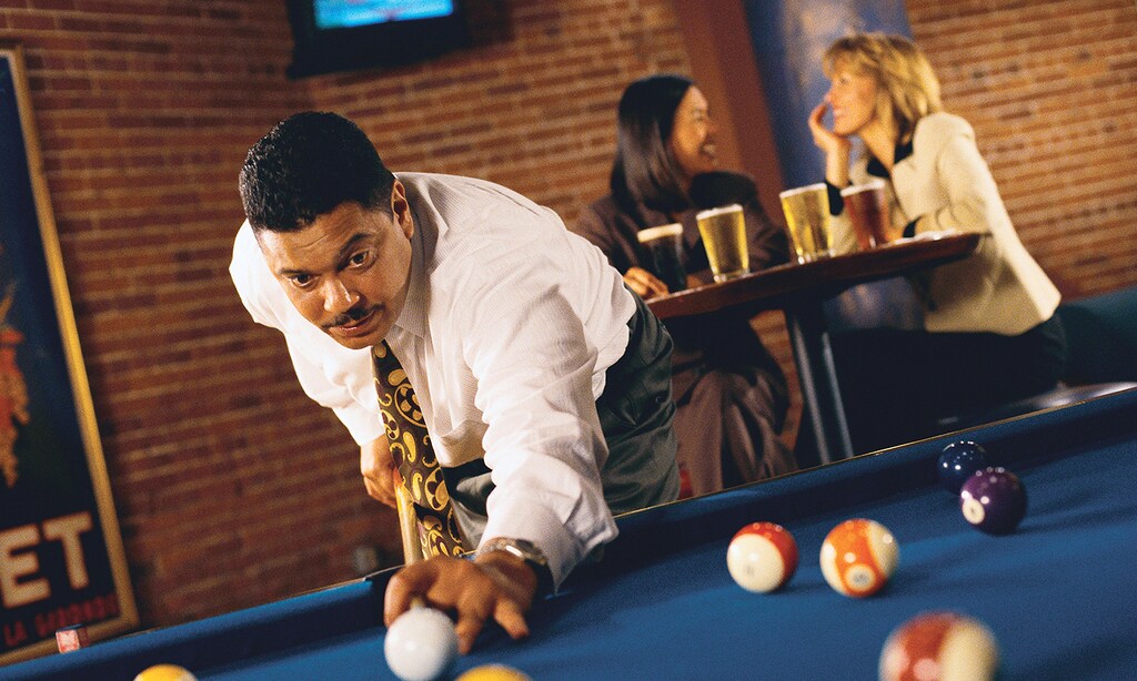 Product image for Salt City Billiards $13 For Play-All-Day Pool For 2 People Including 2 Appetizers (Reg. $26)