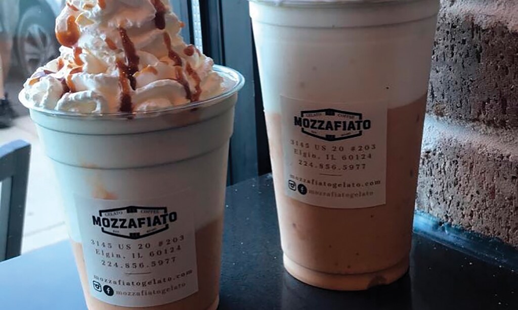 Product image for Mozzafiato Gelato & Coffee $10 For $20 Worth Of Cafe Dining