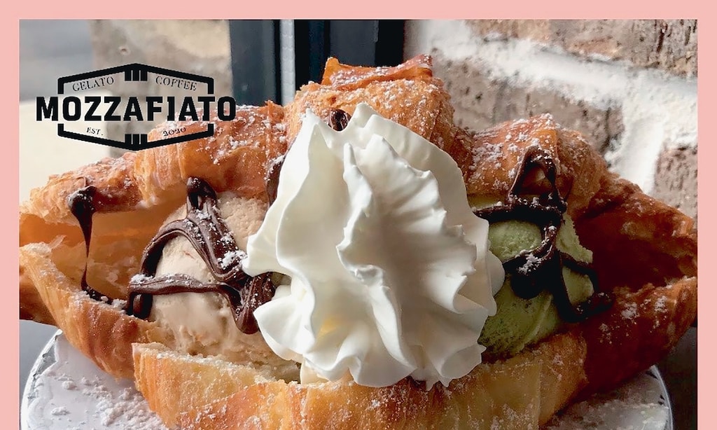 Product image for Mozzafiato Gelato & Coffee $10 For $20 Worth Of Cafe Dining