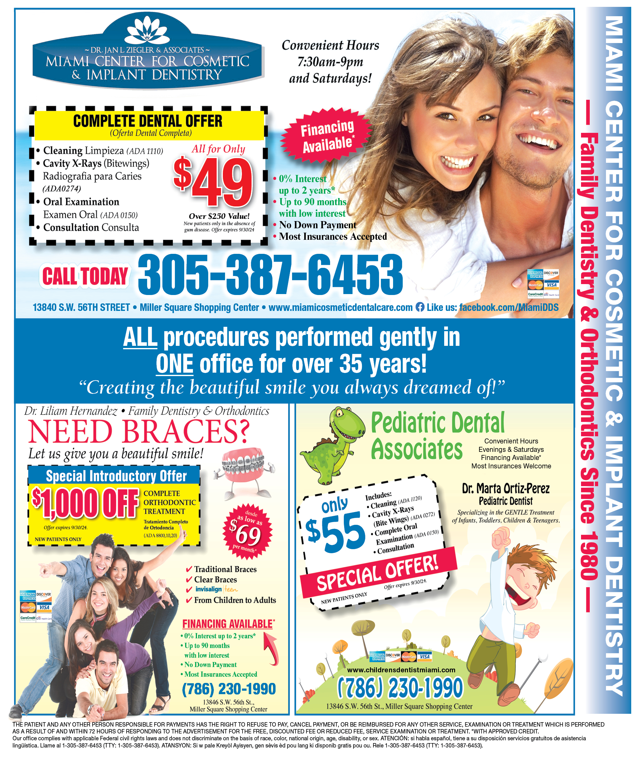 1,000 OFF Complete Orthodontic Treatment Trataminento Completo de