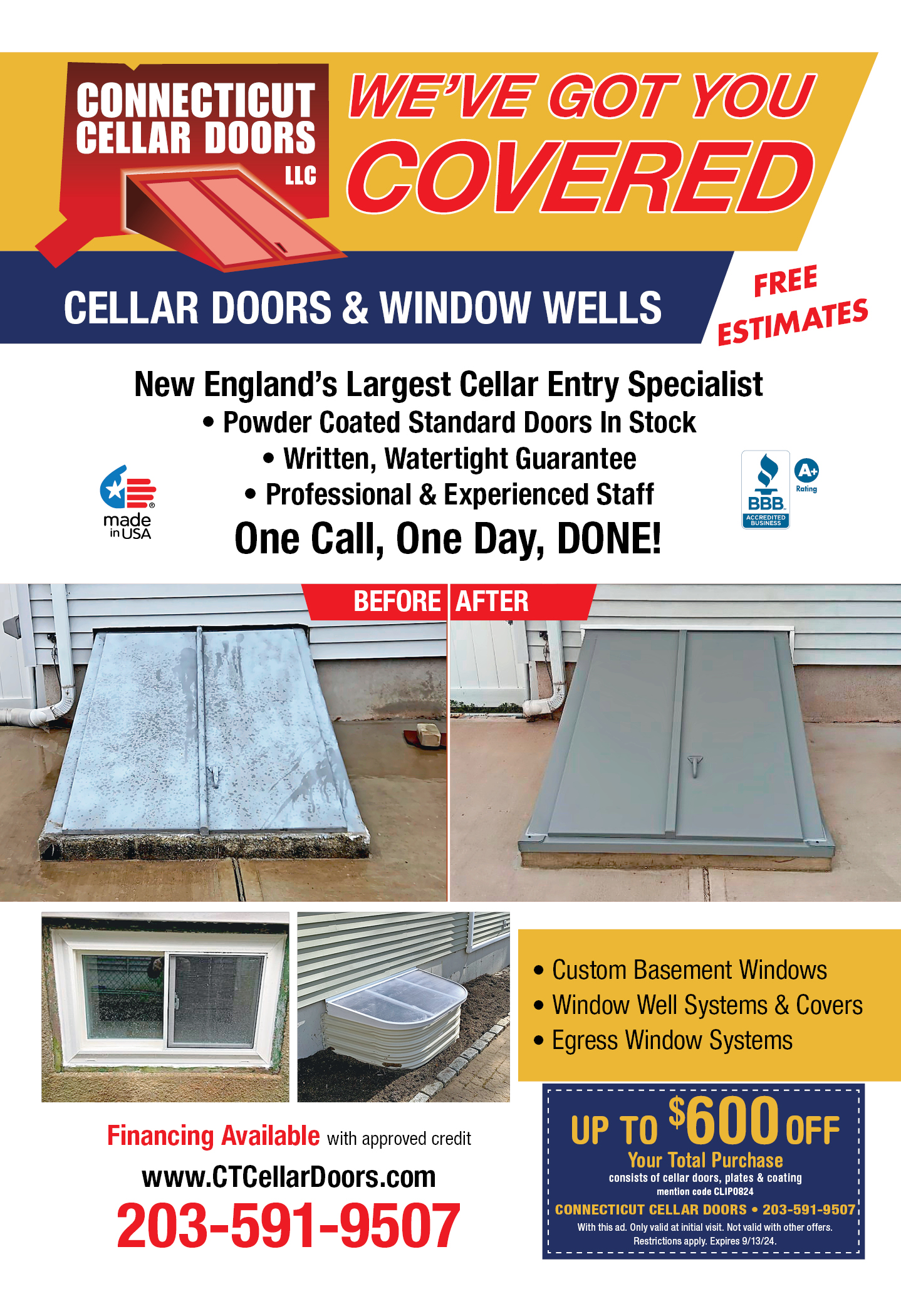 CONNECTICUT CELLAR DOORS LLC Coupons & Deals Oakville, CT