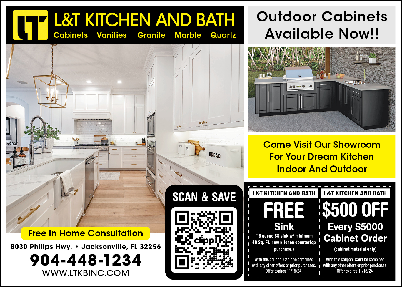 L & T Kitchen Studio Coupons & Deals Jacksonville, FL