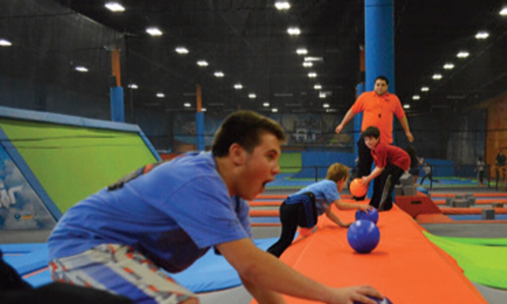 Product image for Air Trampoline Sports $15 For 2 Hours Of Jump Time Including Sox (Reg. $30)